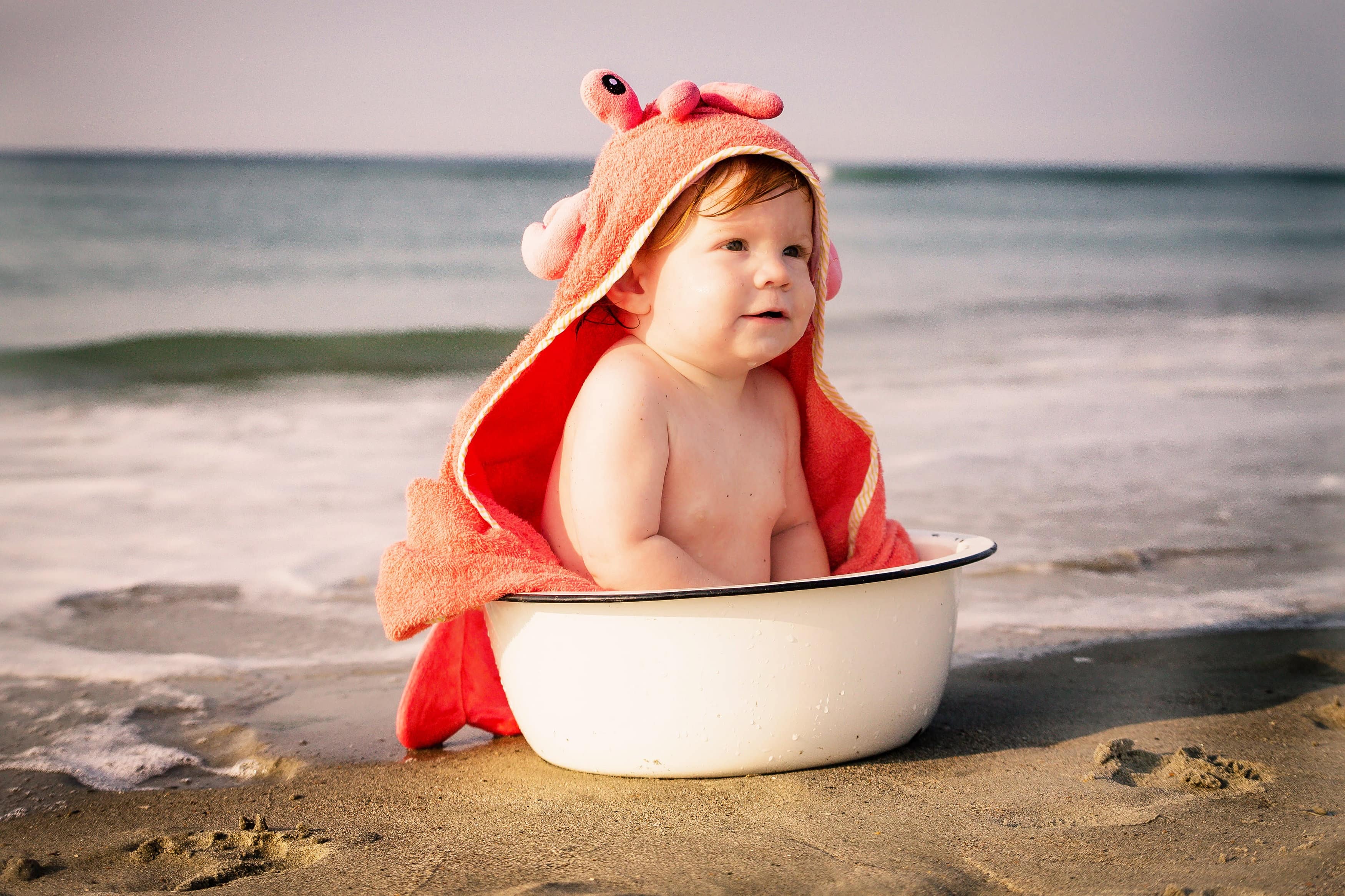 Some of the best baby friendly holidays involve beach fun