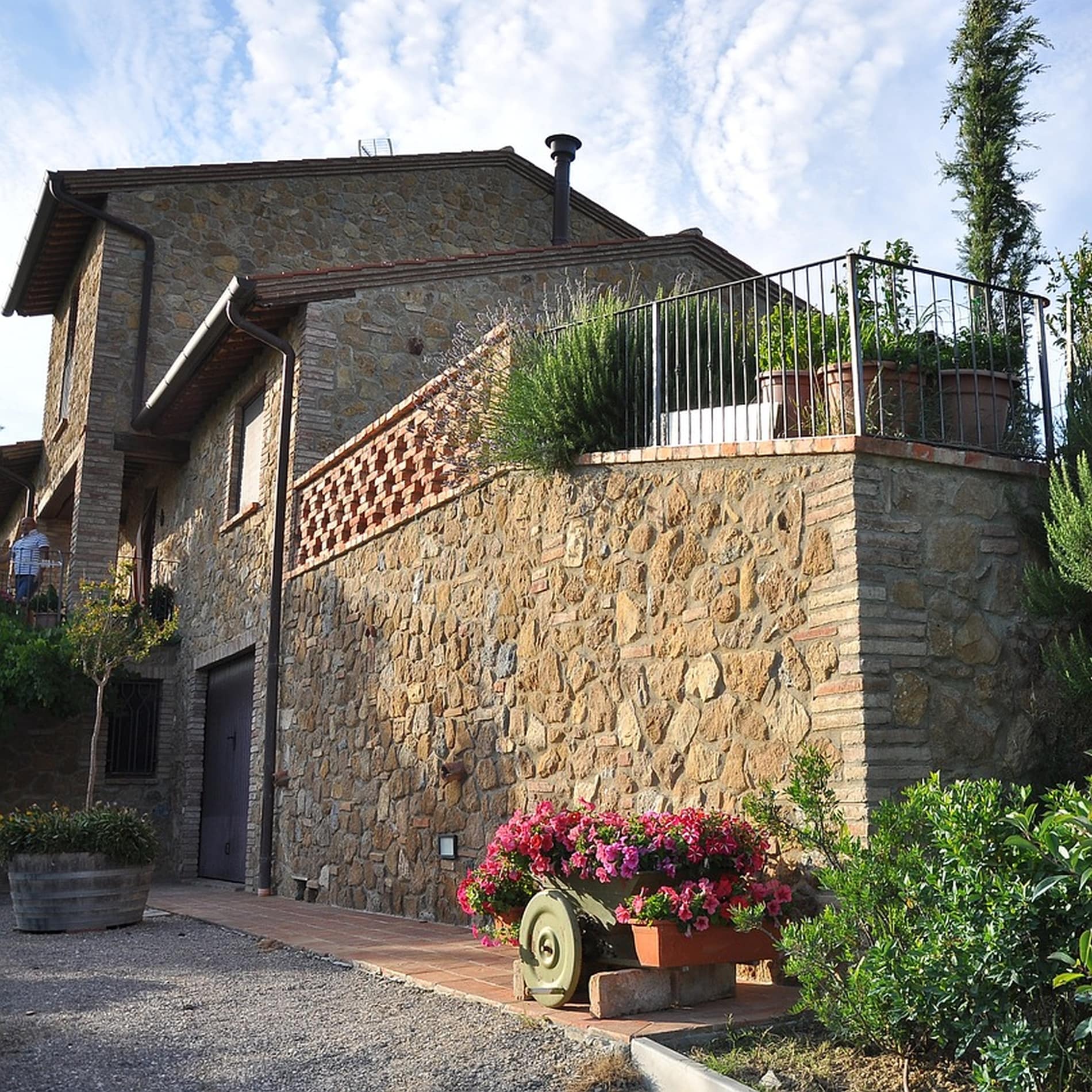 Agriturismo-Ferienhaus in der Toskana in einem renovierten Bauernhaus